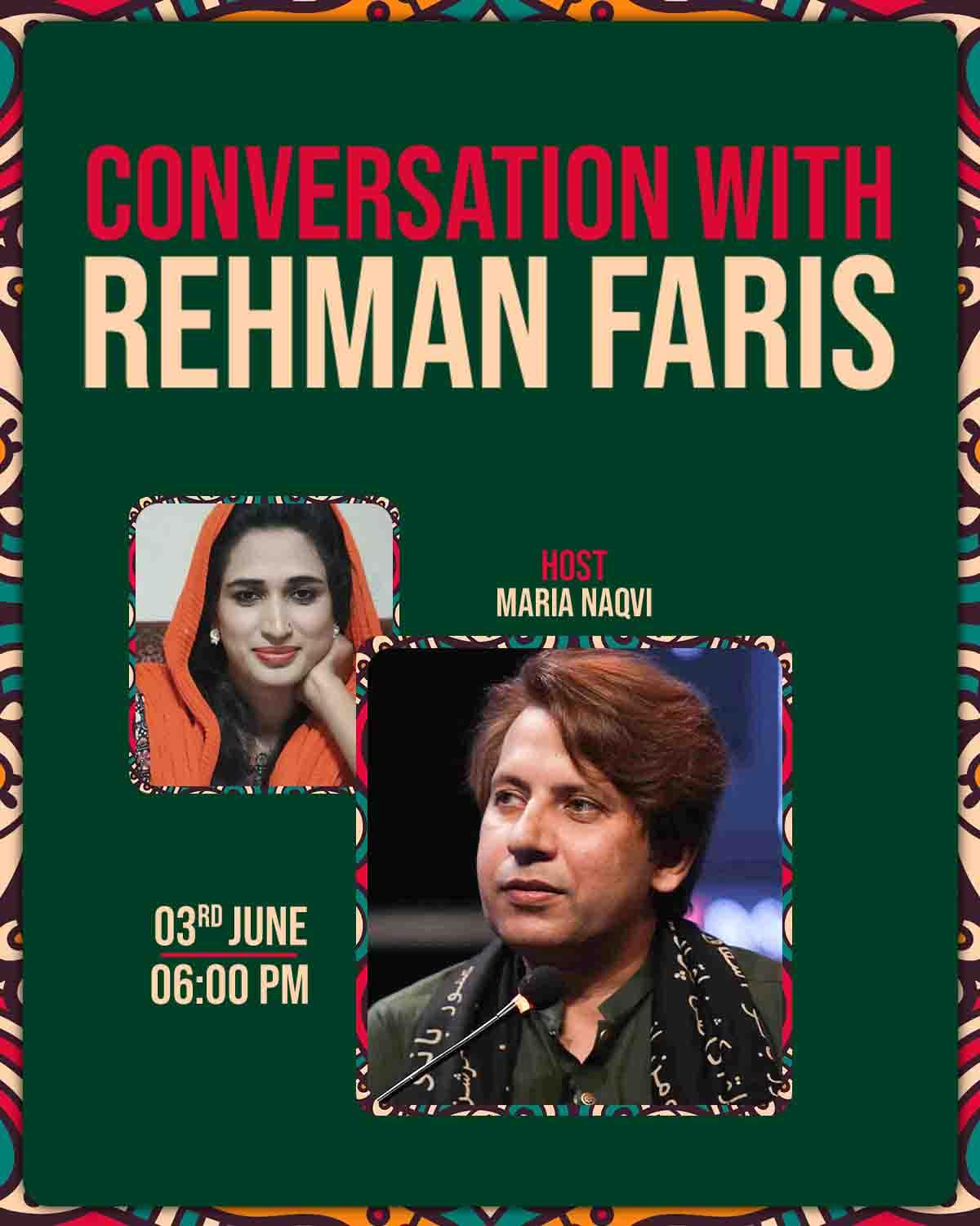 Conversation with Rehman Faris